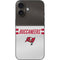 NFL Tampa Bay Buccaneers White Striped iPhone 16 Skin