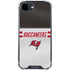 NFL Tampa Bay Buccaneers White Striped iPhone 16e Clear Case