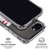 NFL Tampa Bay Buccaneers White Striped iPhone 16e Clear Case