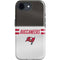 NFL Tampa Bay Buccaneers White Striped iPhone 16e Impact Case