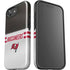 NFL Tampa Bay Buccaneers White Striped iPhone 16e Impact Case