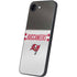 NFL Tampa Bay Buccaneers White Striped iPhone 16e Skin