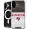 NFL Tampa Bay Buccaneers White Striped iPhone 17 MagSafe Case