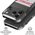 NFL Tampa Bay Buccaneers White Striped iPhone 18 Pro Clear Case