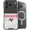 NFL Tampa Bay Buccaneers White Striped iPhone 18 Pro MagSafe Case