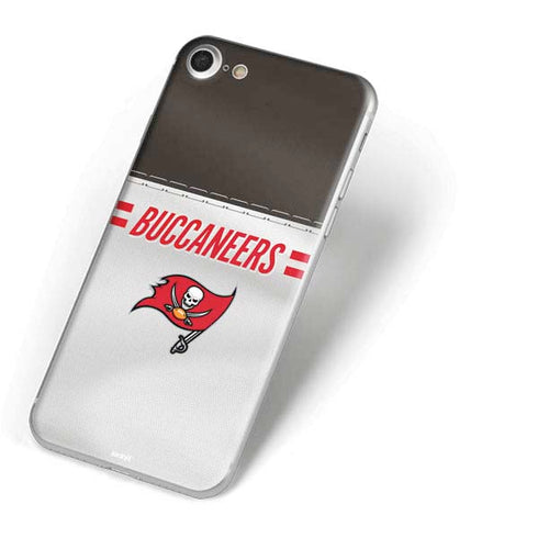 NFL Tampa Bay Buccaneers White Striped iPhone 8 Skin