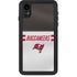 NFL Tampa Bay Buccaneers White Striped iPhone Cases
