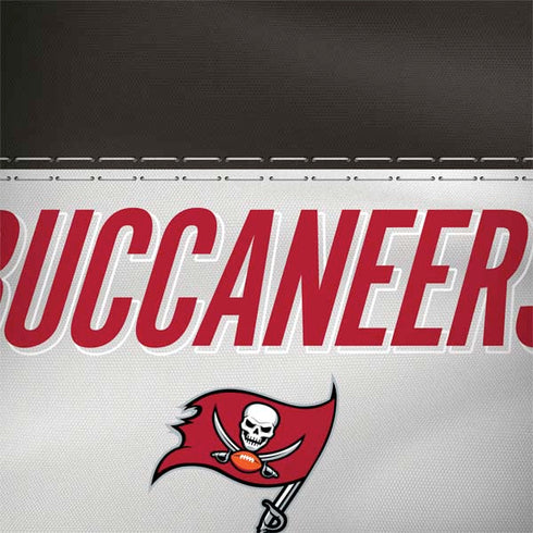 NFL Tampa Bay Buccaneers White Striped MacBook Skins