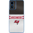 NFL Tampa Bay Buccaneers White Striped Moto G Play 4G (2024) Skin