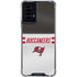 NFL Tampa Bay Buccaneers White Striped Moto G Power 5G (2024) Clear Case