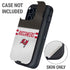 NFL Tampa Bay Buccaneers White Striped Otterbox Defender iPhone Skin