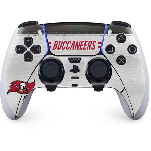NFL Tampa Bay Buccaneers White Striped PlayStation PS5 Skins
