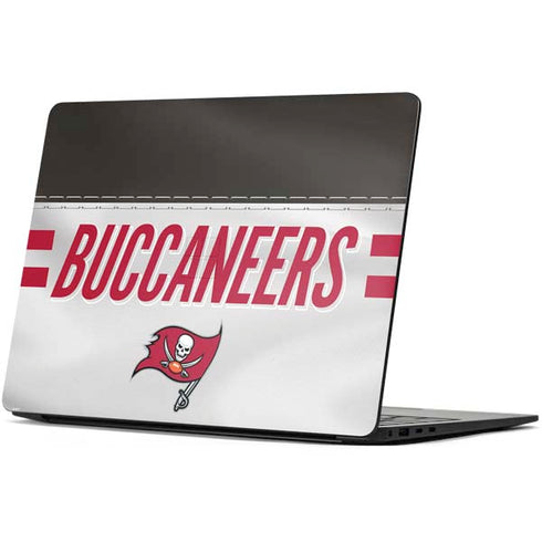 NFL Tampa Bay Buccaneers White Striped Surface Laptop 7 13.8in Skin