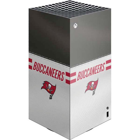 NFL Tampa Bay Buccaneers White Striped Xbox Series X Skins