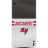NFL Tampa Bay Buccaneers White Striped XBox Series X Digital Edition Console Skin