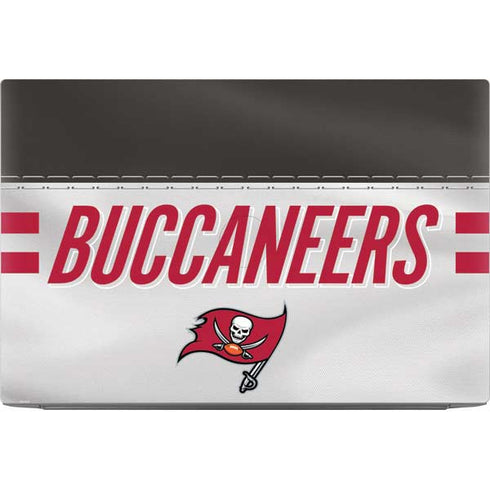 NFL Tampa Bay Buccaneers White Striped Dell XPS Skin