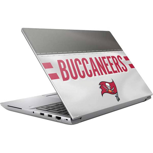 NFL Tampa Bay Buccaneers White Striped HP ZBook Fury 16 G10 Skin