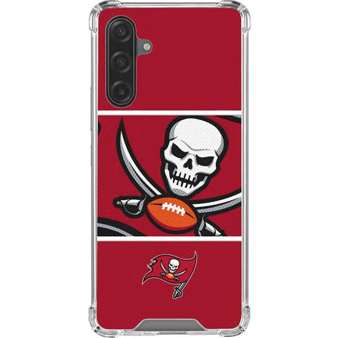 NFL Tampa Bay Buccaneers Zone Block Galaxy A17 Clear Case