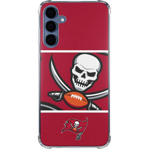 NFL Tampa Bay Buccaneers Zone Block Galaxy A35 5G Clear Case