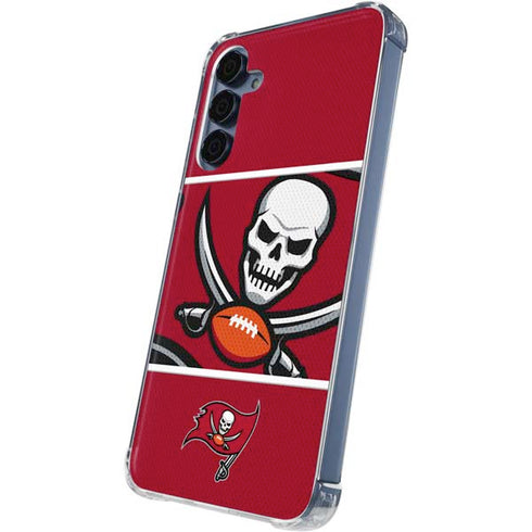 NFL Tampa Bay Buccaneers Zone Block Galaxy A55 5G Clear Case