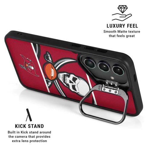 NFL Tampa Bay Buccaneers Zone Block Galaxy S25 Ultra Kickstand Case