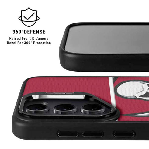 NFL Tampa Bay Buccaneers Zone Block Galaxy S24 Ultra Kickstand Case