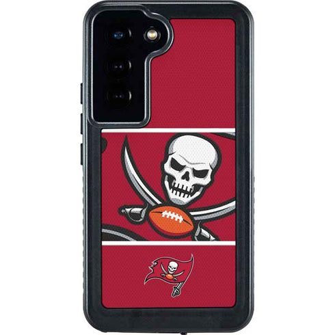 NFL Tampa Bay Buccaneers Zone Block Galaxy S24 Waterproof Case