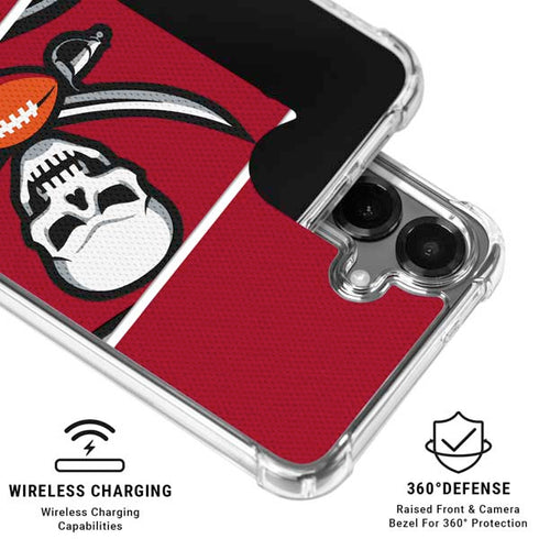 NFL Tampa Bay Buccaneers Zone Block Galaxy S26 Clear Case