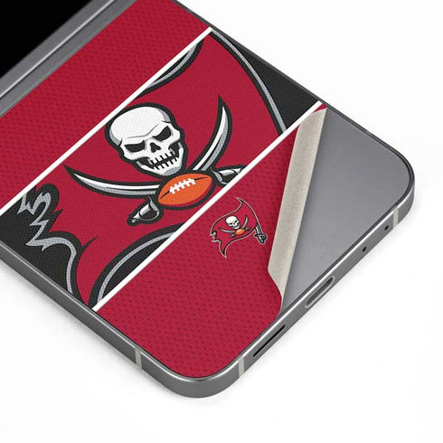 NFL Tampa Bay Buccaneers Zone Block Galaxy Z Flip6 Skin