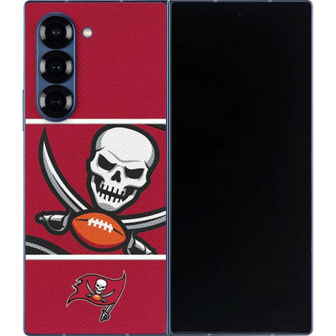 NFL Tampa Bay Buccaneers Zone Block Galaxy Z Fold6 Skin