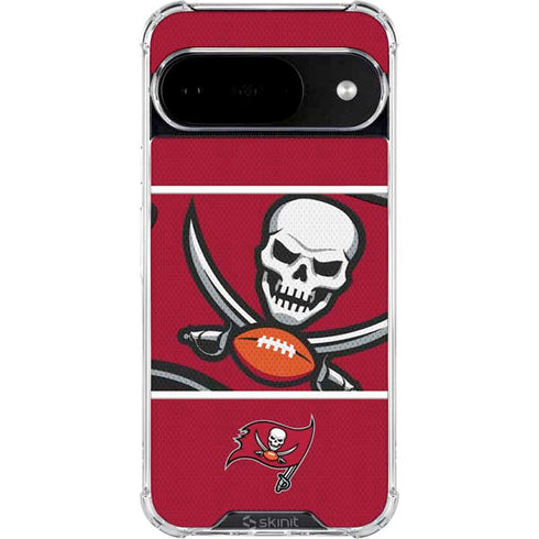 NFL Tampa Bay Buccaneers Zone Block Google Pixel 10 Clear Case