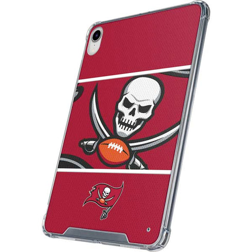 NFL Tampa Bay Buccaneers Zone Block iPad 11th Gen (2025) Clear Case