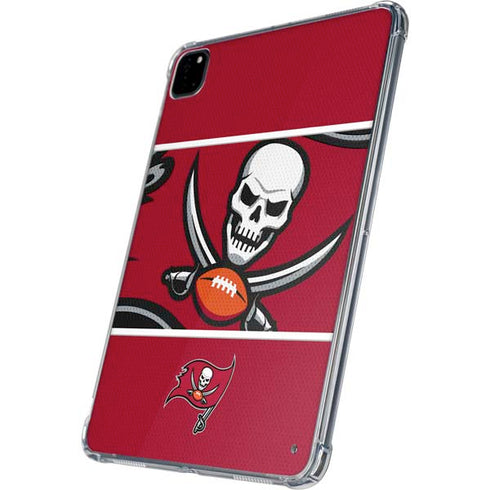 NFL Tampa Bay Buccaneers Zone Block iPad Pro 11in (2024) Clear Case