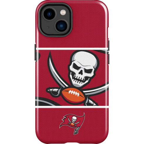NFL Tampa Bay Buccaneers Zone Block iPhone 15 Impact Case