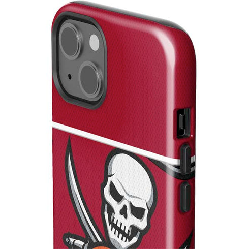NFL Tampa Bay Buccaneers Zone Block iPhone 15 Impact Case