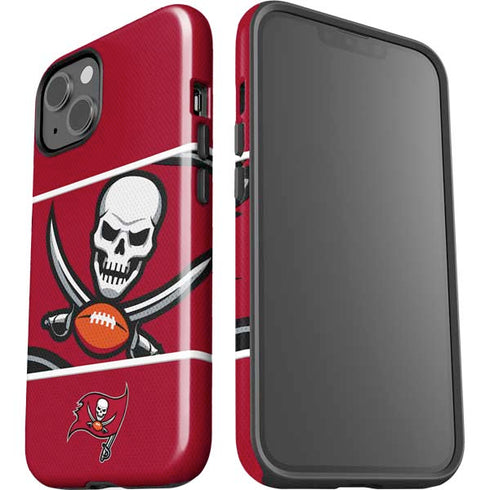 NFL Tampa Bay Buccaneers Zone Block iPhone 15 Impact Case