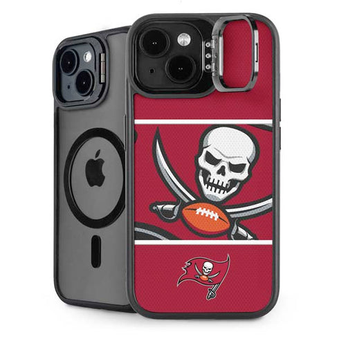 NFL Tampa Bay Buccaneers Zone Block iPhone 15 Plus Kickstand Case
