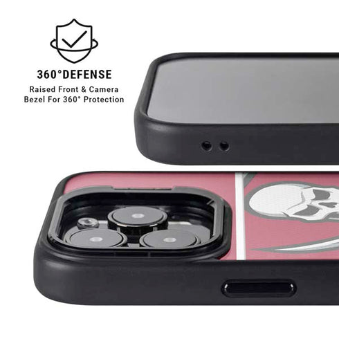 NFL Tampa Bay Buccaneers Zone Block iPhone 15 Pro Kickstand Case