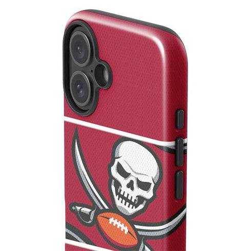 NFL Tampa Bay Buccaneers Zone Block iPhone 16 Impact Case