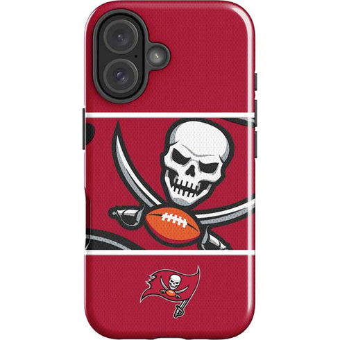 NFL Tampa Bay Buccaneers Zone Block iPhone 16 Plus Impact Case