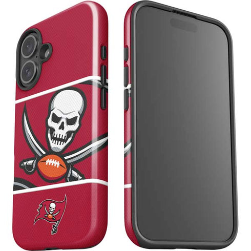 NFL Tampa Bay Buccaneers Zone Block iPhone 16 Plus Impact Case