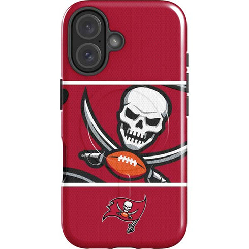 NFL Tampa Bay Buccaneers Zone Block iPhone 16 Plus Magsafe Impact Case