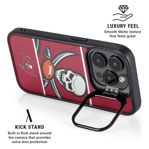 NFL Tampa Bay Buccaneers Zone Block iPhone 16 Pro Kickstand Case