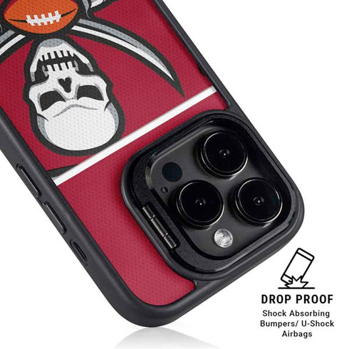 NFL Tampa Bay Buccaneers Zone Block iPhone 16 Pro Kickstand Case