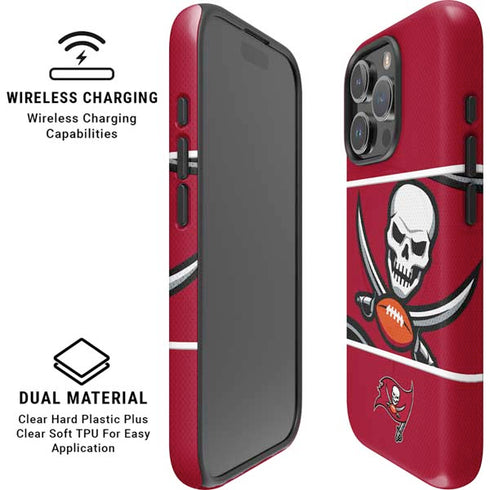 NFL Tampa Bay Buccaneers Zone Block iPhone 16 Pro Magsafe Impact Case