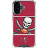 NFL Tampa Bay Buccaneers Zone Block iPhone 17 Clear Case