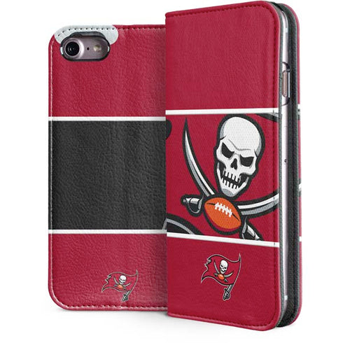 NFL Tampa Bay Buccaneers Zone Block iPhone 7 Folio Case