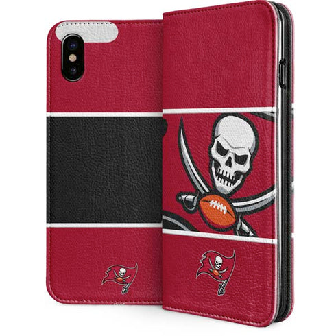 NFL Tampa Bay Buccaneers Zone Block iPhone 8 Folio Case