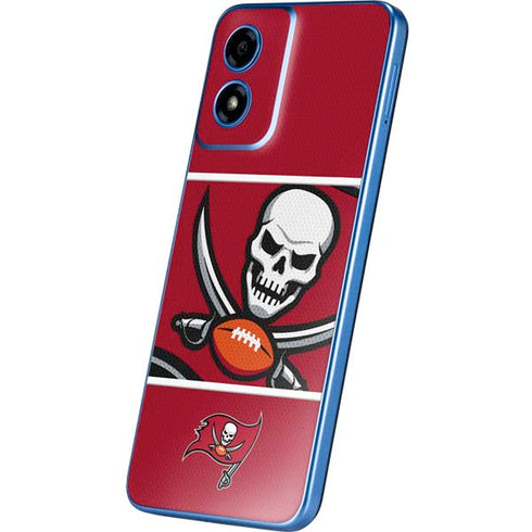 NFL Tampa Bay Buccaneers Zone Block Moto G Play 4G (2024) Skin
