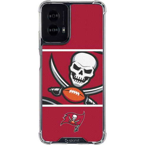NFL Tampa Bay Buccaneers Zone Block Moto G Power 5G (2024) Clear Case